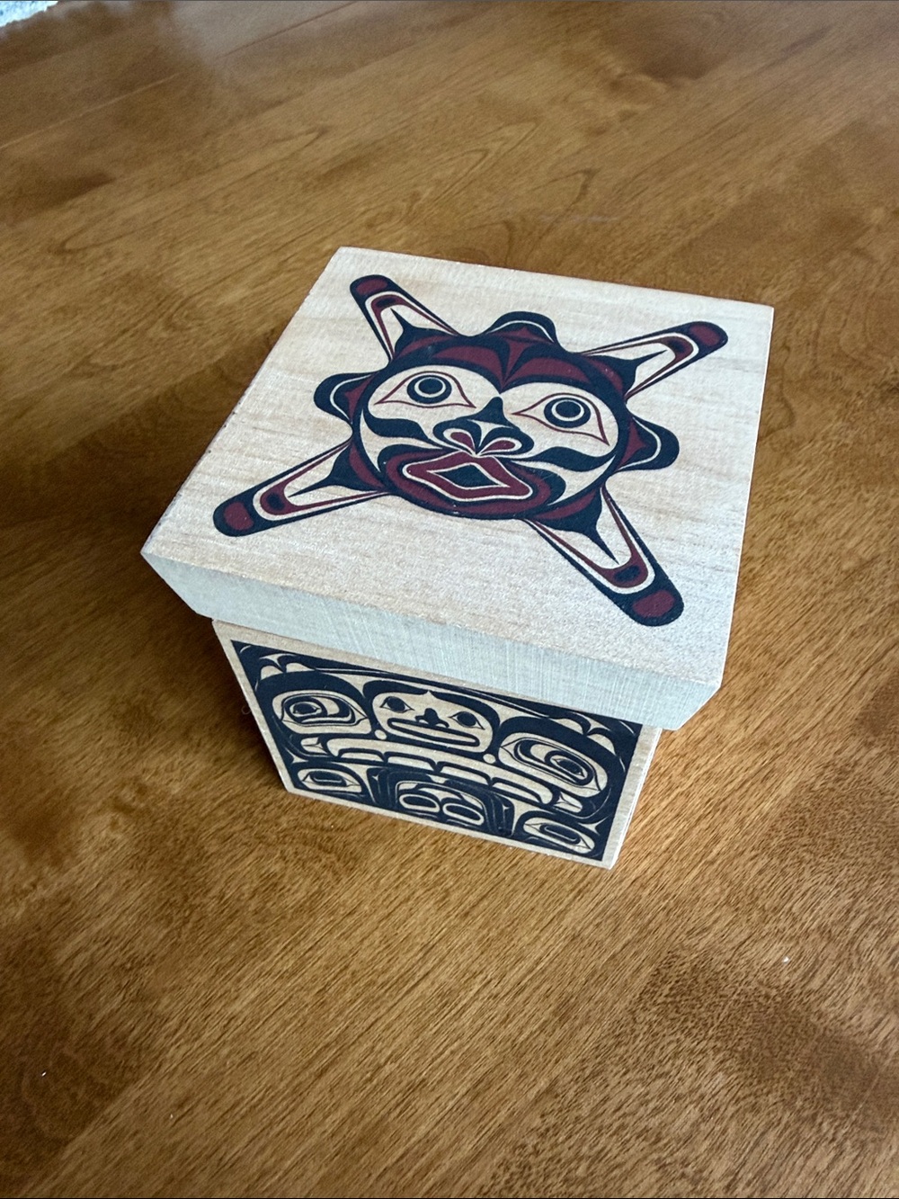 PNW Indigenous cedar box 3.25”